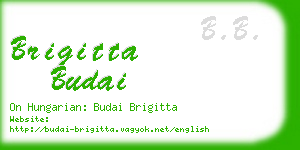 brigitta budai business card
